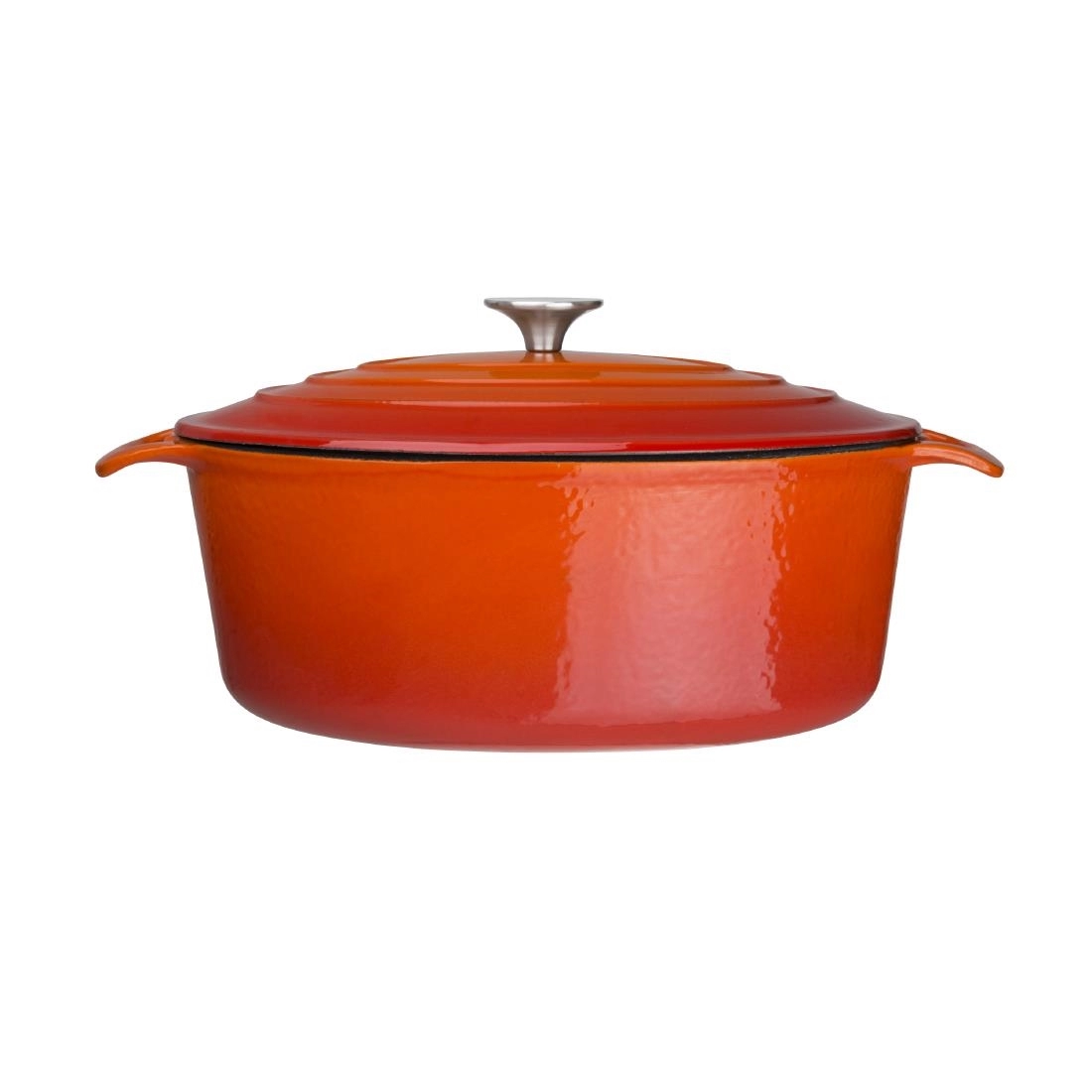 Een Vogue ovale inductie braadpan oranje 6L koop je bij Supplierz BV