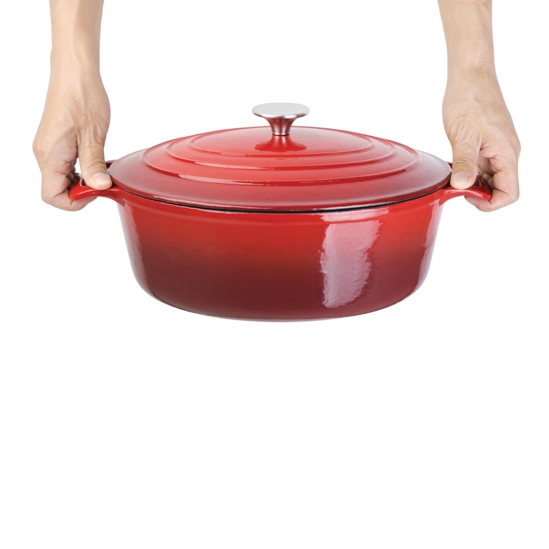 Buy your Vogue ovale inductie braadpan rood 6L at Supplierz BV