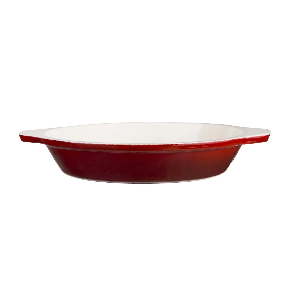 Buy your Vogue ronde gietijzeren gratineerschaal rood 0,4L at Supplierz BV