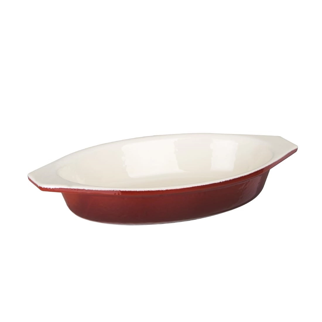 Buy your Vogue ovale gietijzeren gratineerschaal rood 0,65L at Supplierz BV