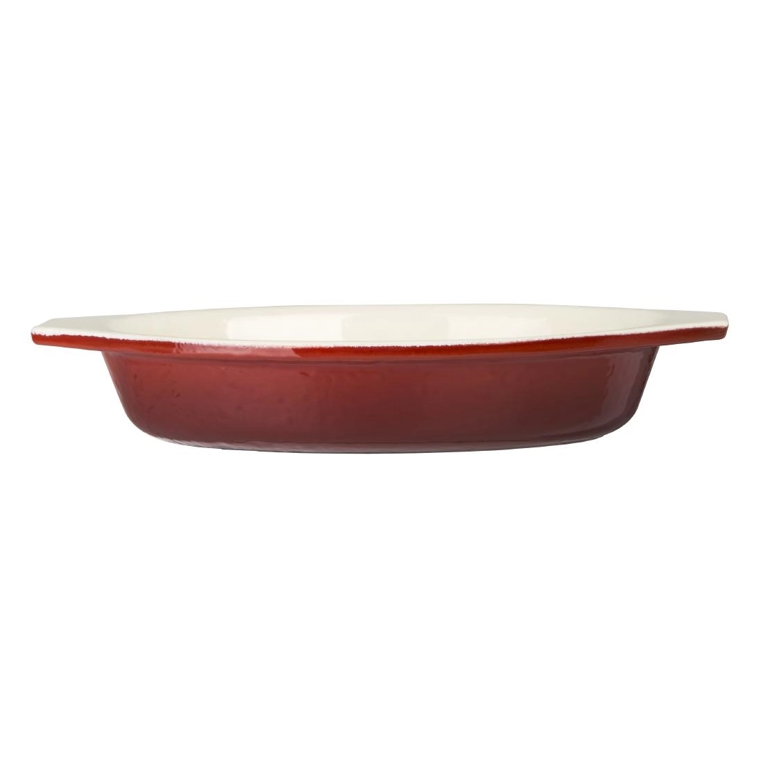 Buy your Vogue ovale gietijzeren gratineerschaal rood 0,65L at Supplierz BV