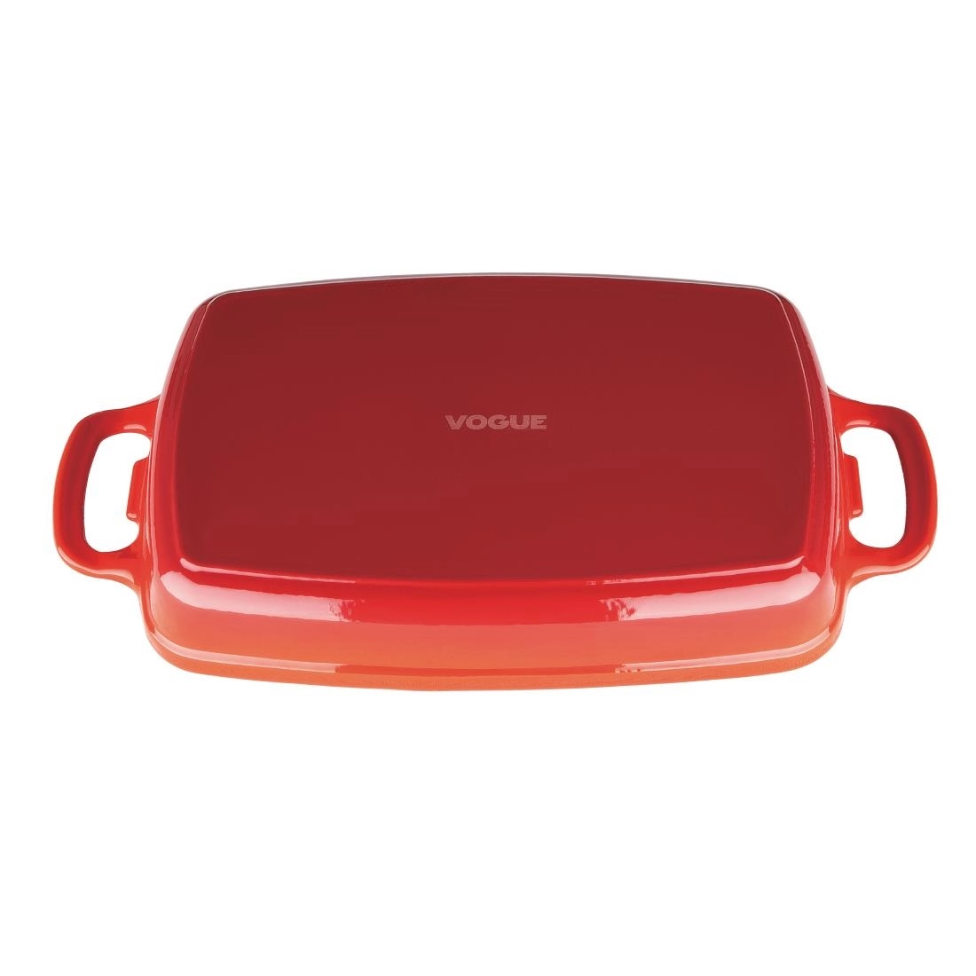 Buy your Vogue rechthoekige gietijzeren ovenschaal rood 2,8L at Supplierz BV