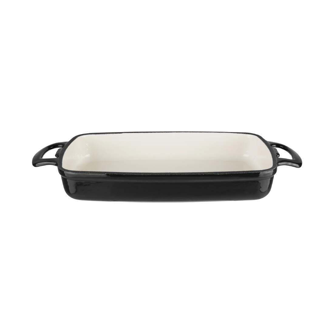 Buy your Vogue rechthoekige gietijzeren ovenschaal zwart 1,8L at Supplierz BV