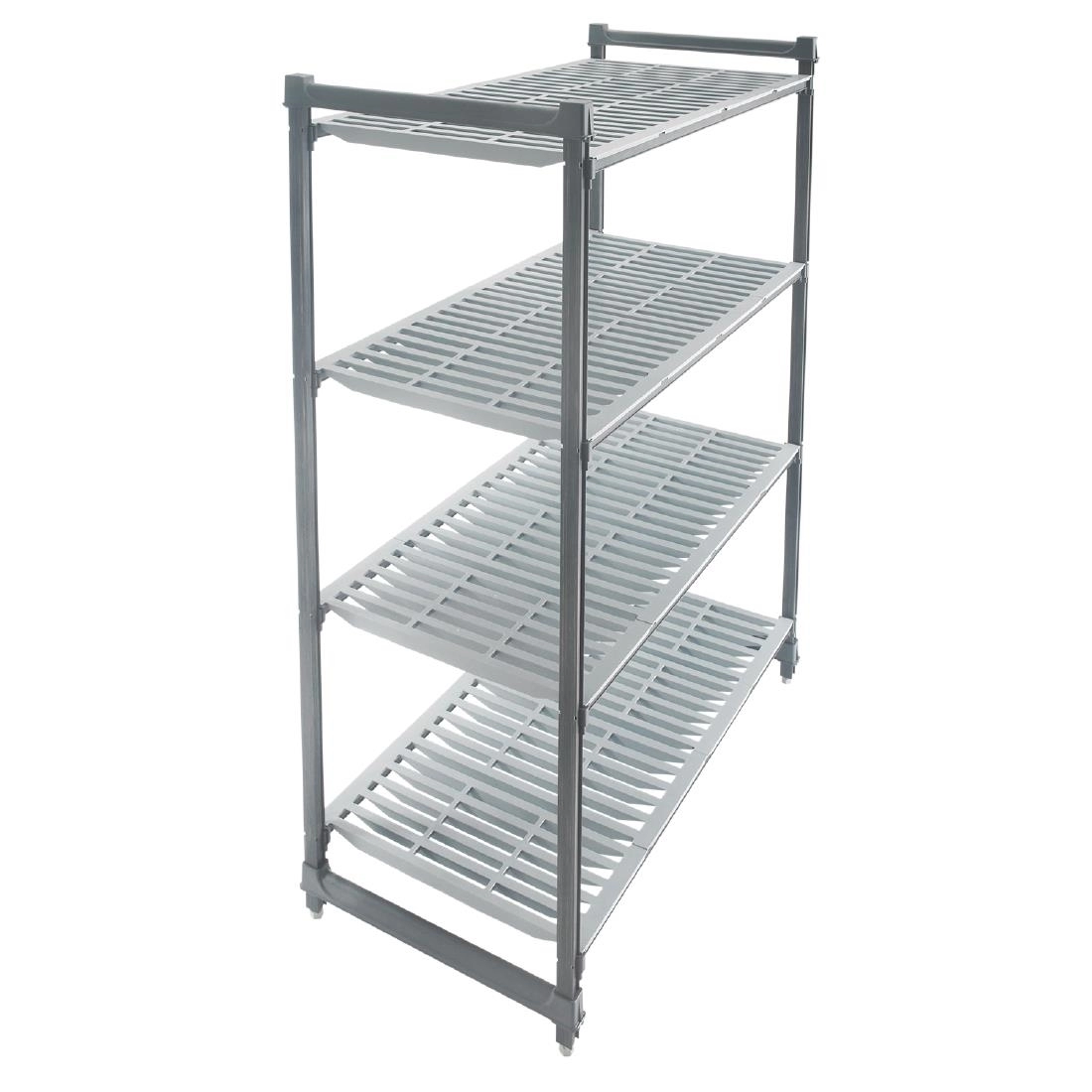 Een Cambro stelling 183cm hoog 4 schappen - 46cm diep - 153cm breed koop je bij Supplierz BV