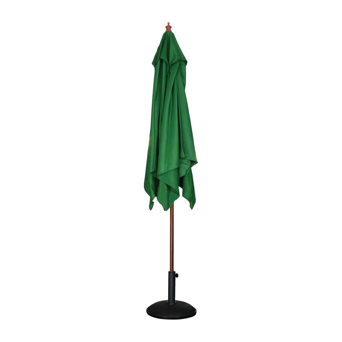 Een Bolero vierkante groene parasol 2,5 meter koop je bij Supplierz BV