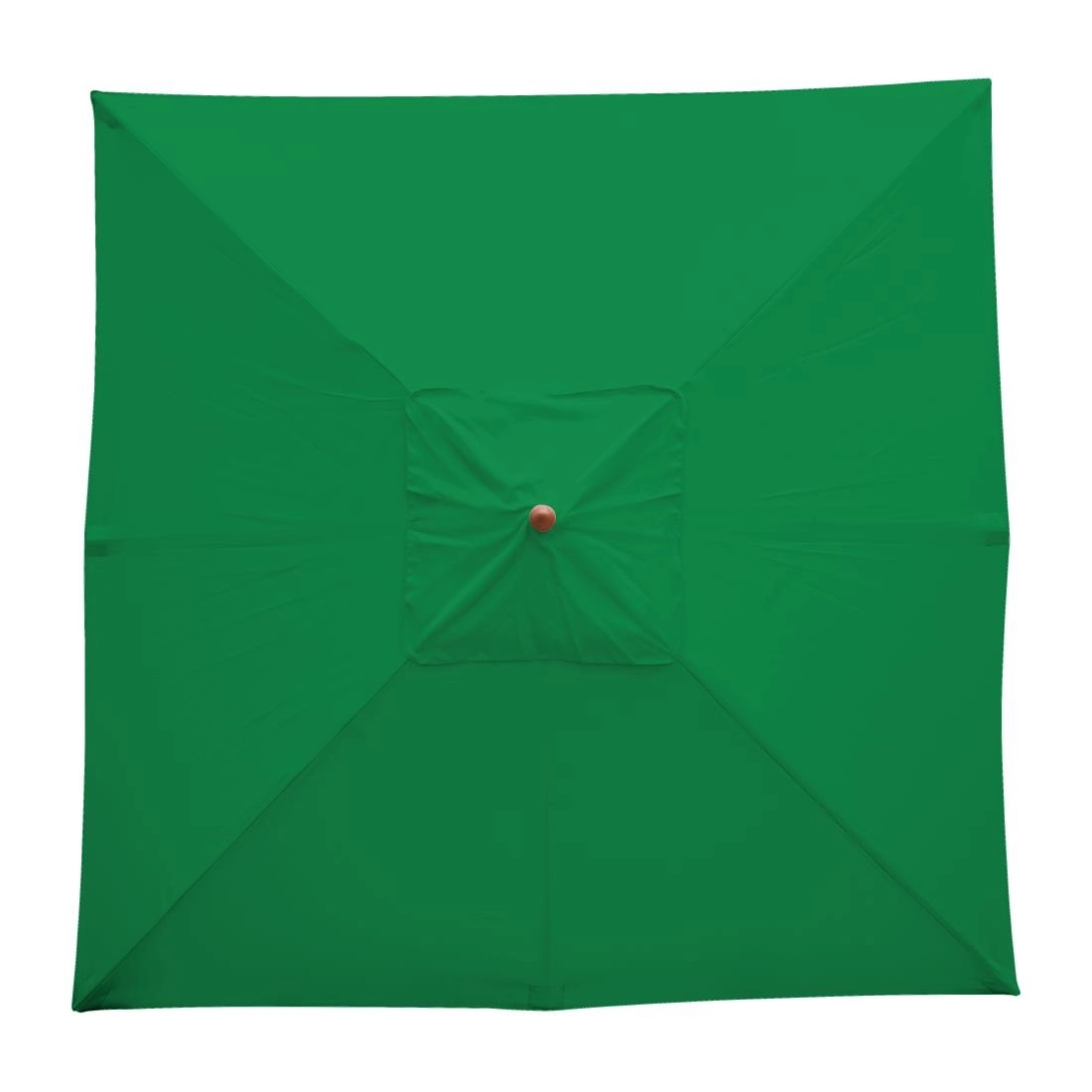 Een Bolero vierkante groene parasol 2,5 meter koop je bij Supplierz BV