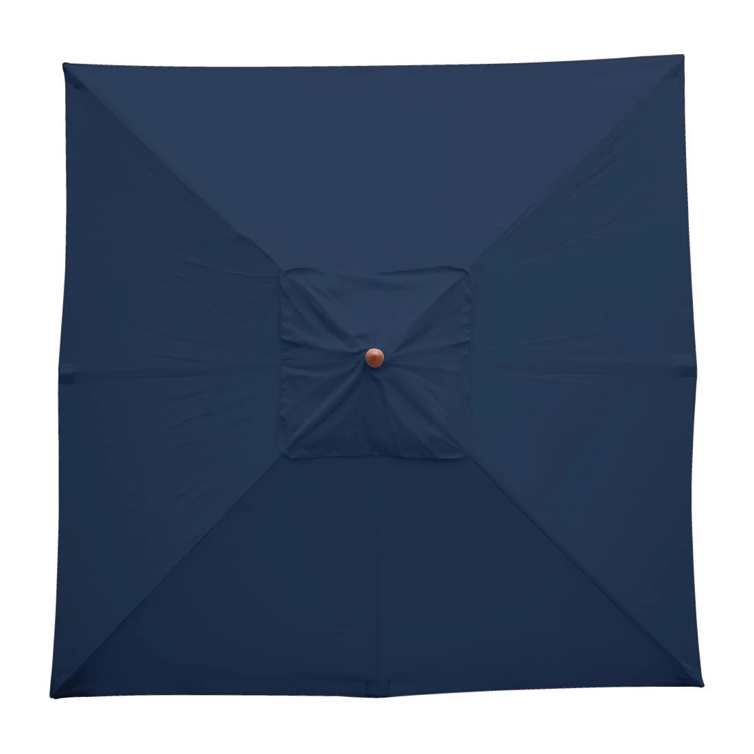 Een Bolero vierkante donkerblauwe parasol 2,5 meter koop je bij Supplierz BV