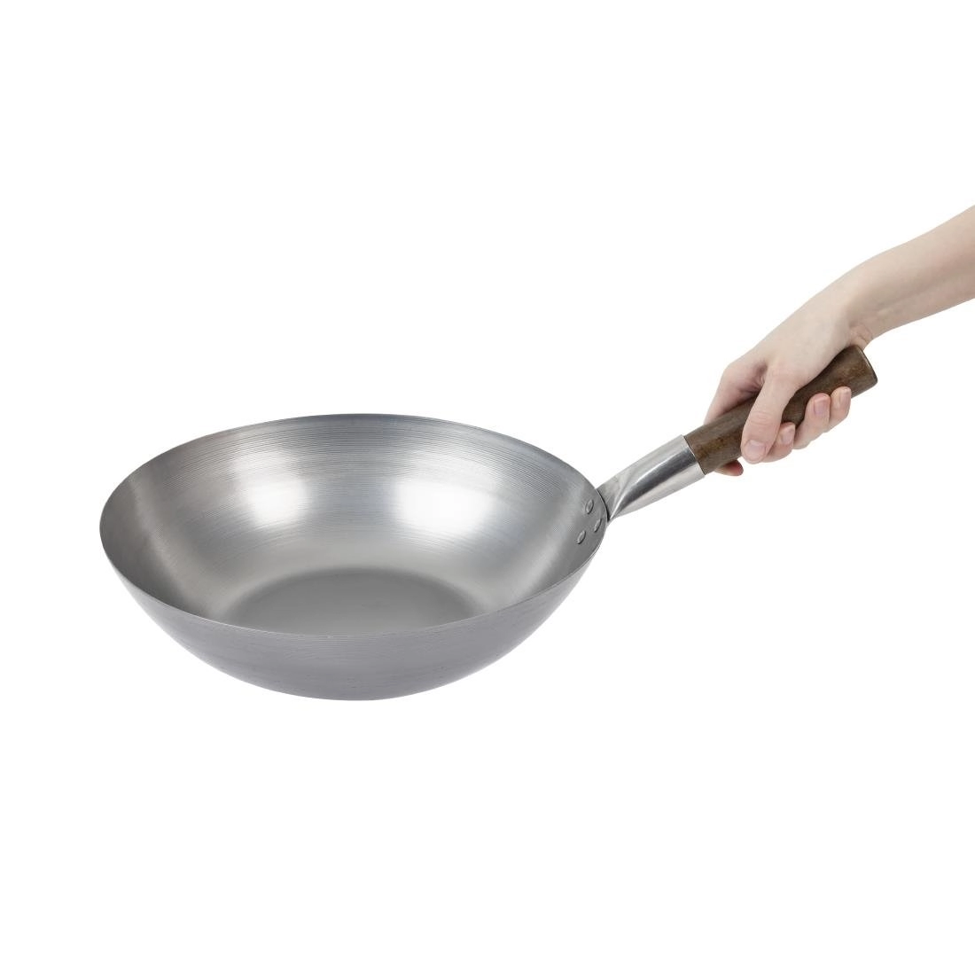 Een London Wok wok met platte bodem 33cm koop je bij Supplierz BV