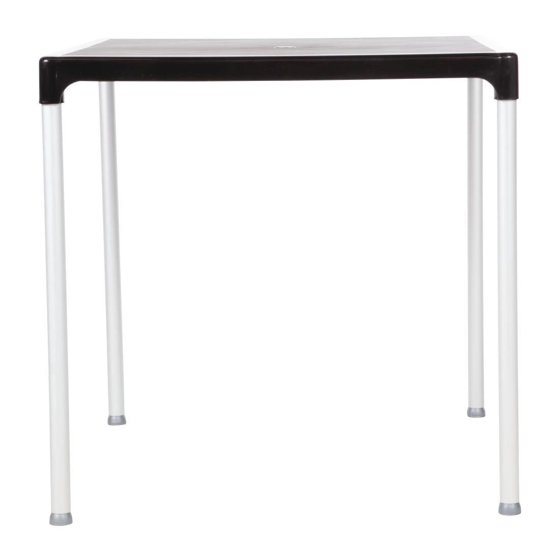 Een Bolero vierkante horeca tafel met aluminium poten zwart 75cm koop je bij Supplierz BV