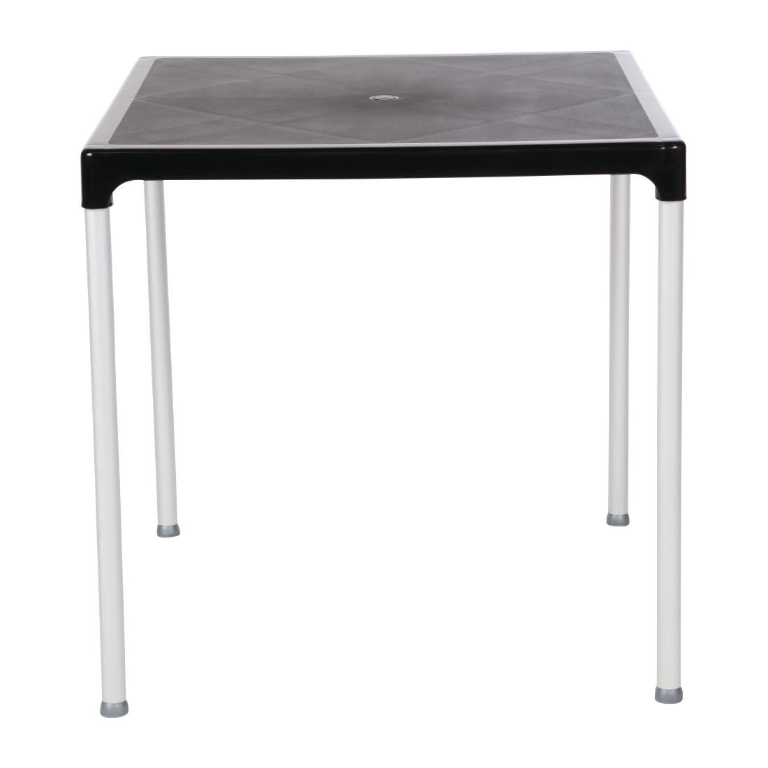 Een Bolero vierkante horeca tafel met aluminium poten zwart 75cm koop je bij Supplierz BV