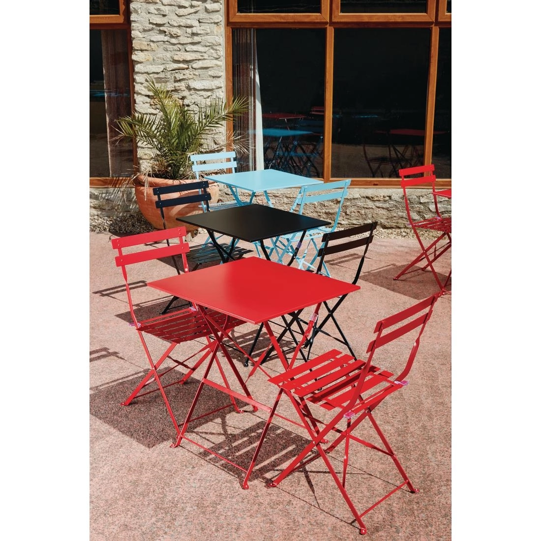 Sie können einen Bolero klappbare Terrassenstühle Stahl rot (2 Stück) bei Supplierz BV kaufen