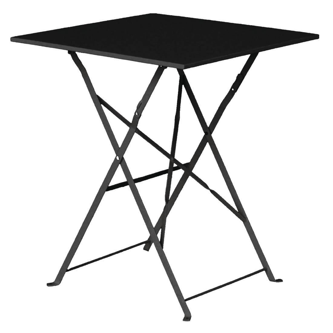 Een Bolero vierkante stalen klaptafel zwart 60cm koop je bij Supplierz BV