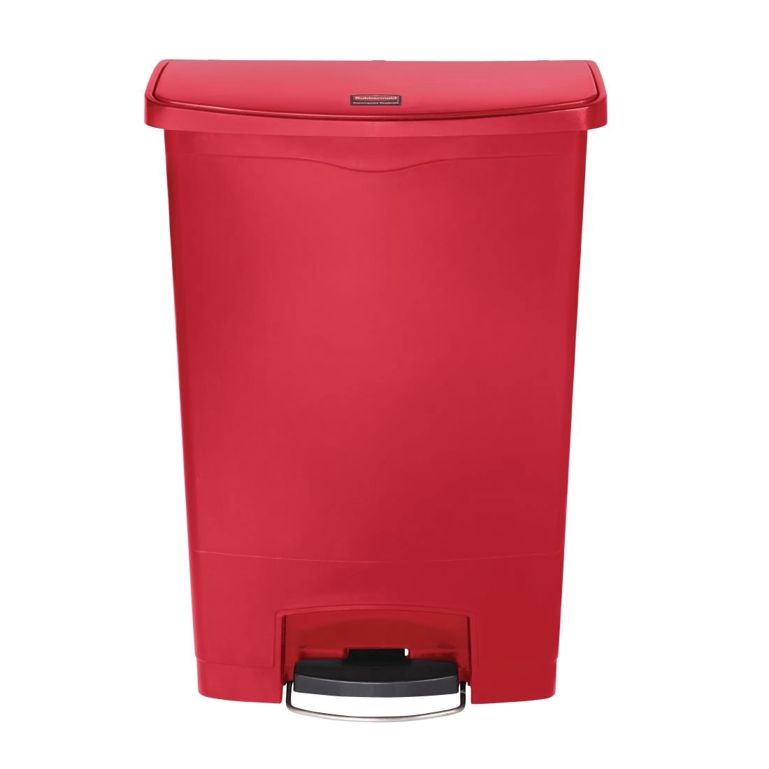 Vous pouvez acheter un Poubelle à pédale frontale Rubbermaid Slim Jim rouge 90L chez Supplierz BV