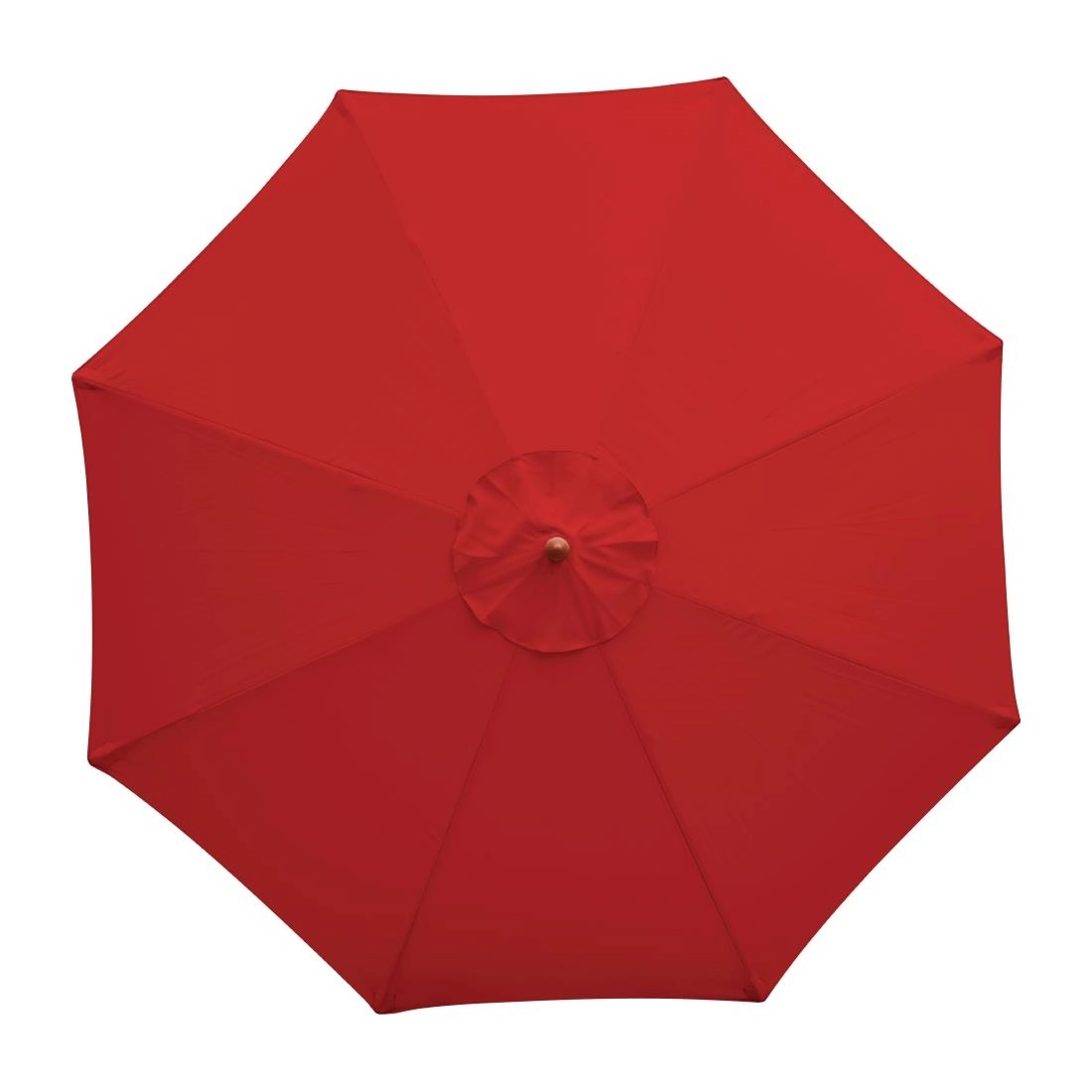 Een Bolero ronde parasol rood 2,5 meter koop je bij Supplierz BV