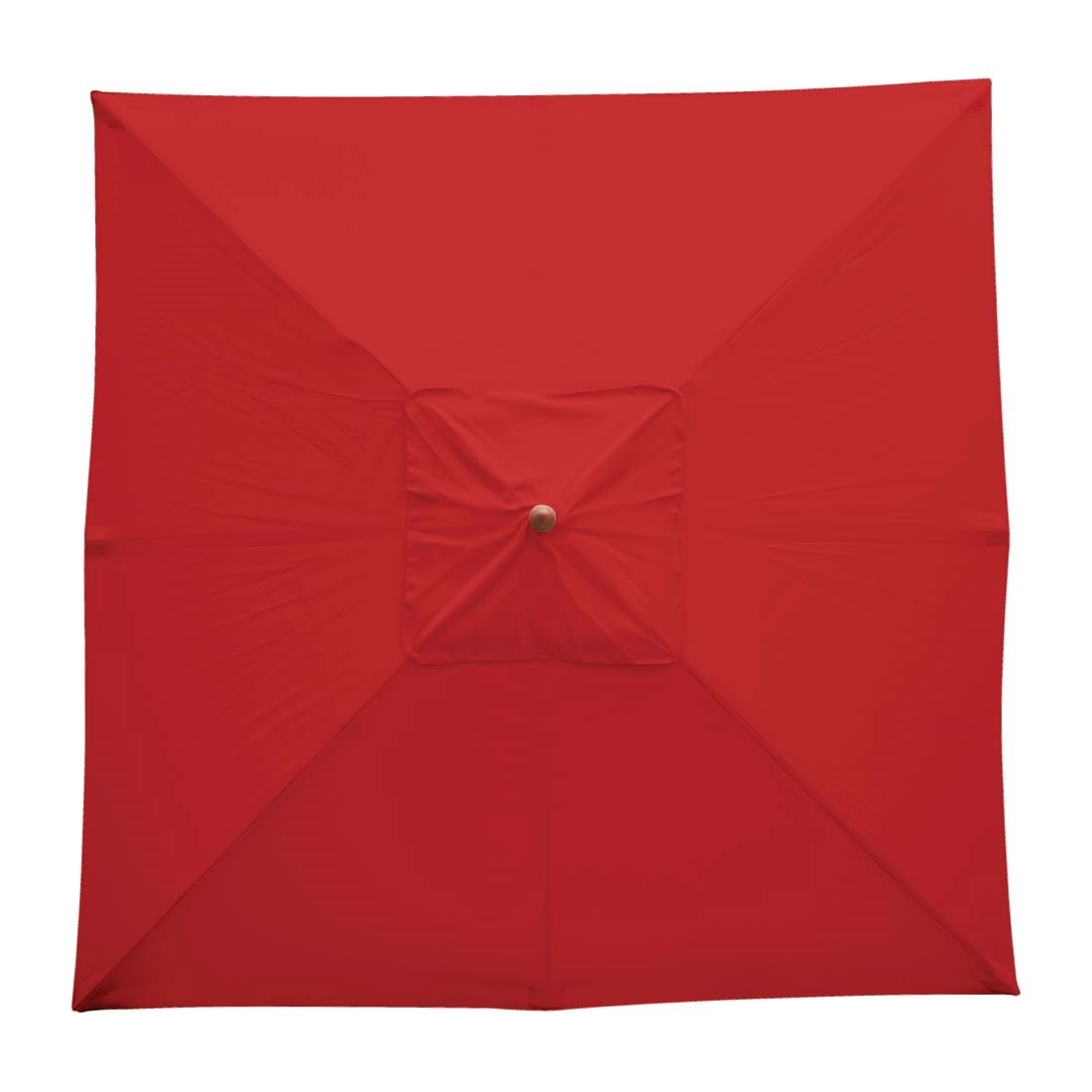 Een Bolero vierkante rode parasol 2,5 meter koop je bij Supplierz BV