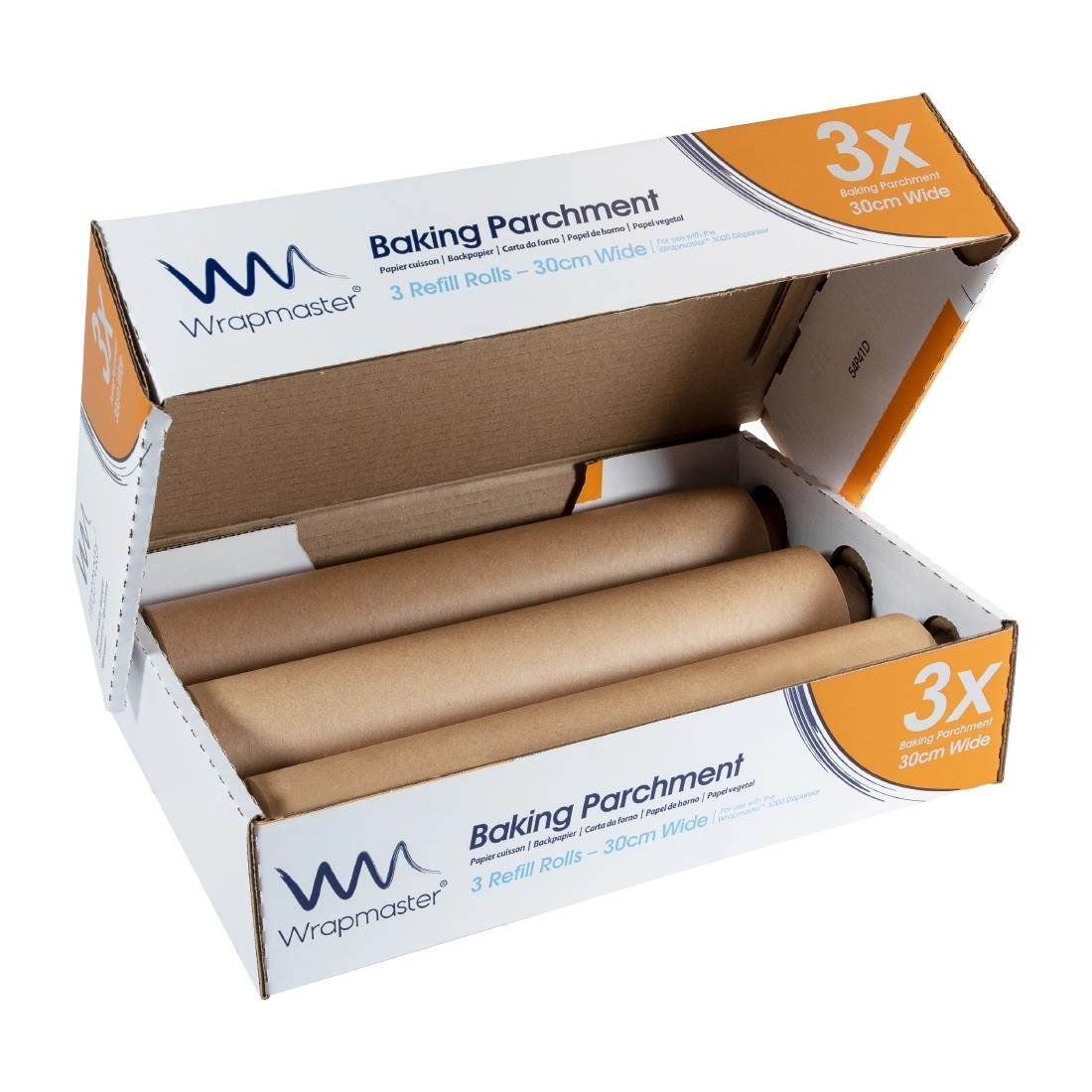 Een Wrapmaster bakpapier navulling 30cm x 50m (3 stuks) koop je bij Supplierz BV