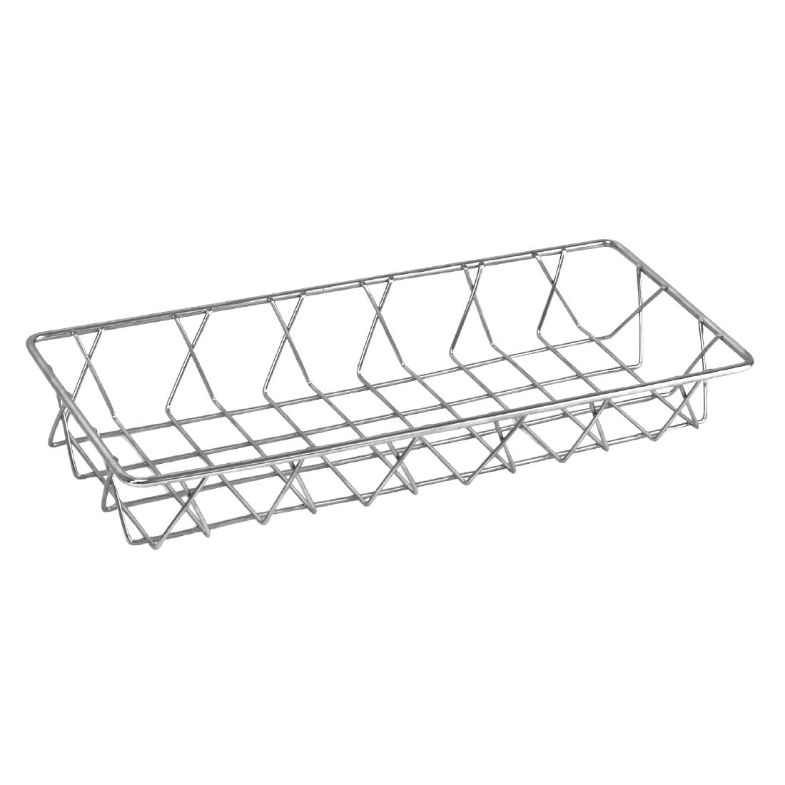 Een Olympia RVS buffetmand 5x15x35cm koop je bij Supplierz BV