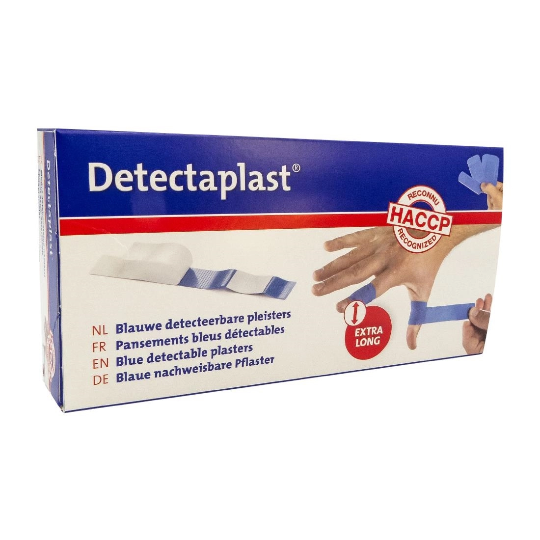 Een Detectaplast Waterdichte Pleister 18 x 2cm - 100 St koop je bij Supplierz BV