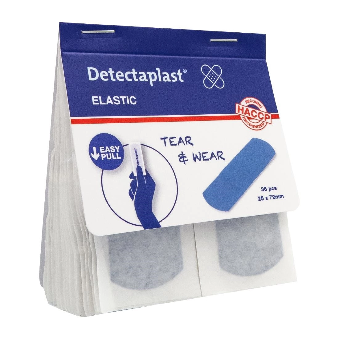 Een Detectaplast Elastische Pleister 25x72mm - 100 St koop je bij Supplierz BV