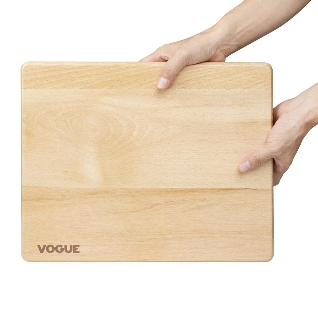 Vous pouvez acheter un Vogue Beuken Snijplank Medium 380x305X30mm chez Supplierz BV