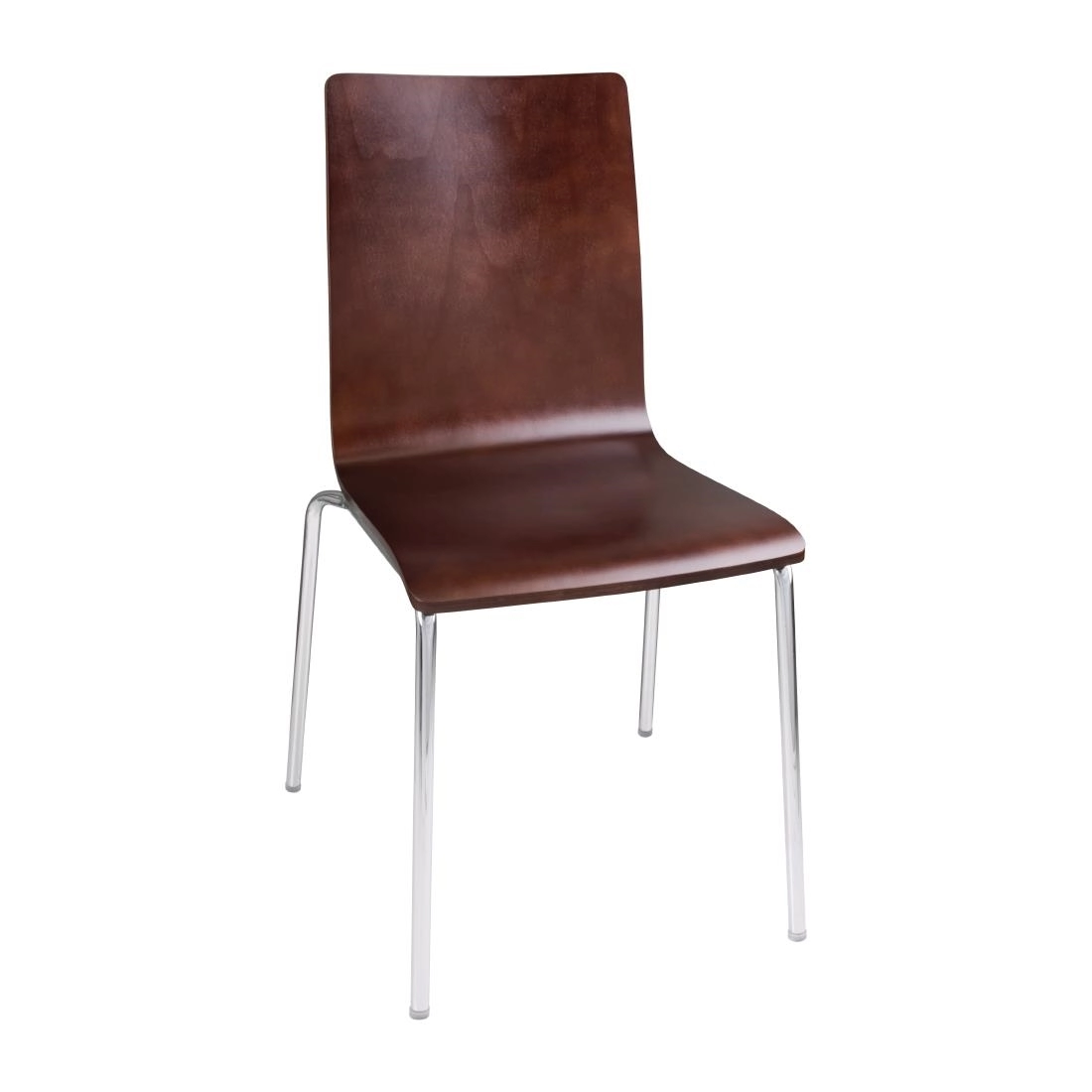 Vous pouvez acheter un Chaises dossier carré marron foncé Bolero (lot de 4) chez Supplierz BV