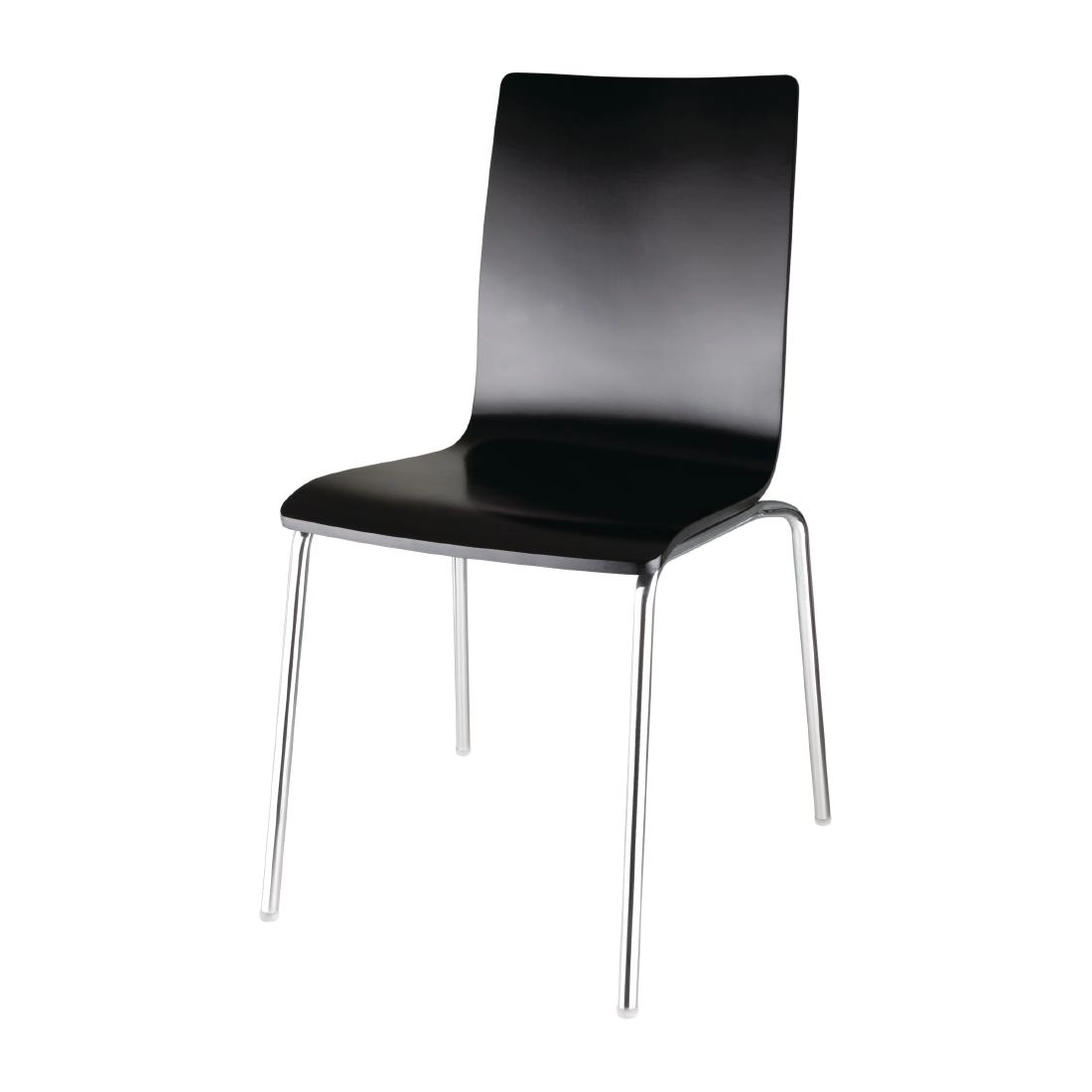 Vous pouvez acheter un Chaise dossier carré noire Bolero lot de 4 chez Supplierz BV