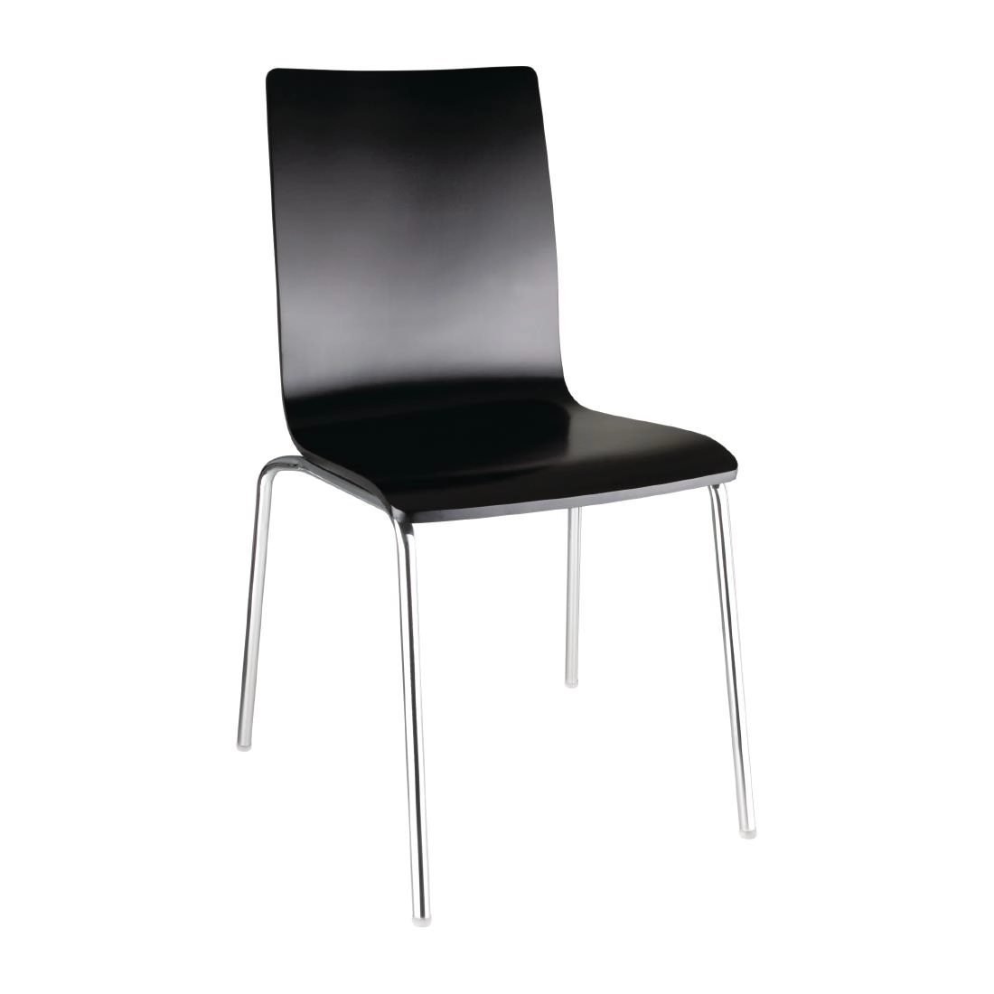 Vous pouvez acheter un Chaise dossier carré noire Bolero lot de 4 chez Supplierz BV