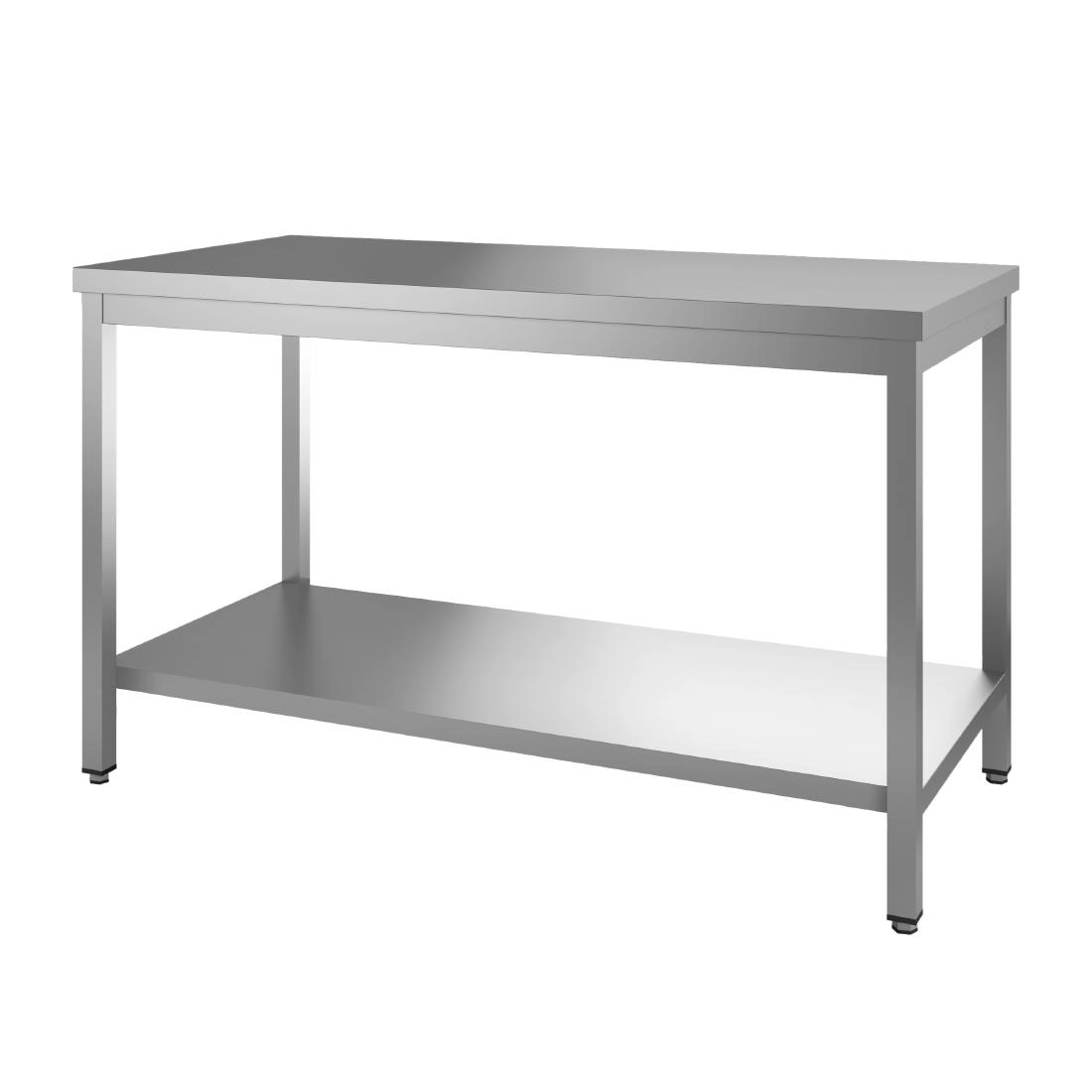 Een Gastro M RVS werktafel met onderblad 85x100x70cm koop je bij Supplierz BV