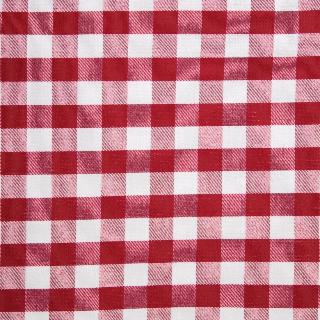 Een Mitre Comfort Gingham servet rood-wit 41x41cm (10 stuks) koop je bij Supplierz BV