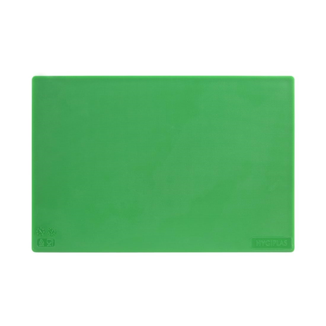 Een Hygiplas antibacteriële LDPE snijplank groen 450x300x10mm koop je bij Supplierz BV