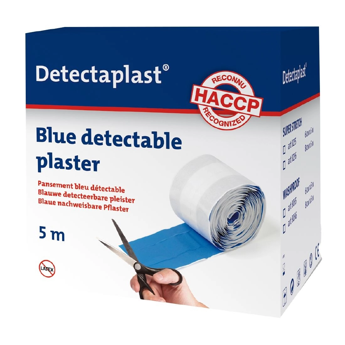 Een Detectaplast Elastische Pleister 6cm x 5M koop je bij Supplierz BV