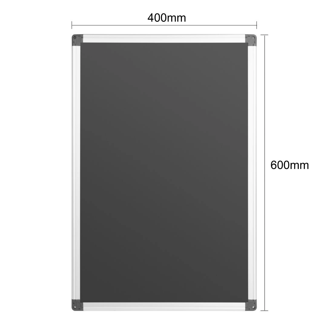 Een Olympia Zwart Magnetisch Bord 400x600mm koop je bij Supplierz BV