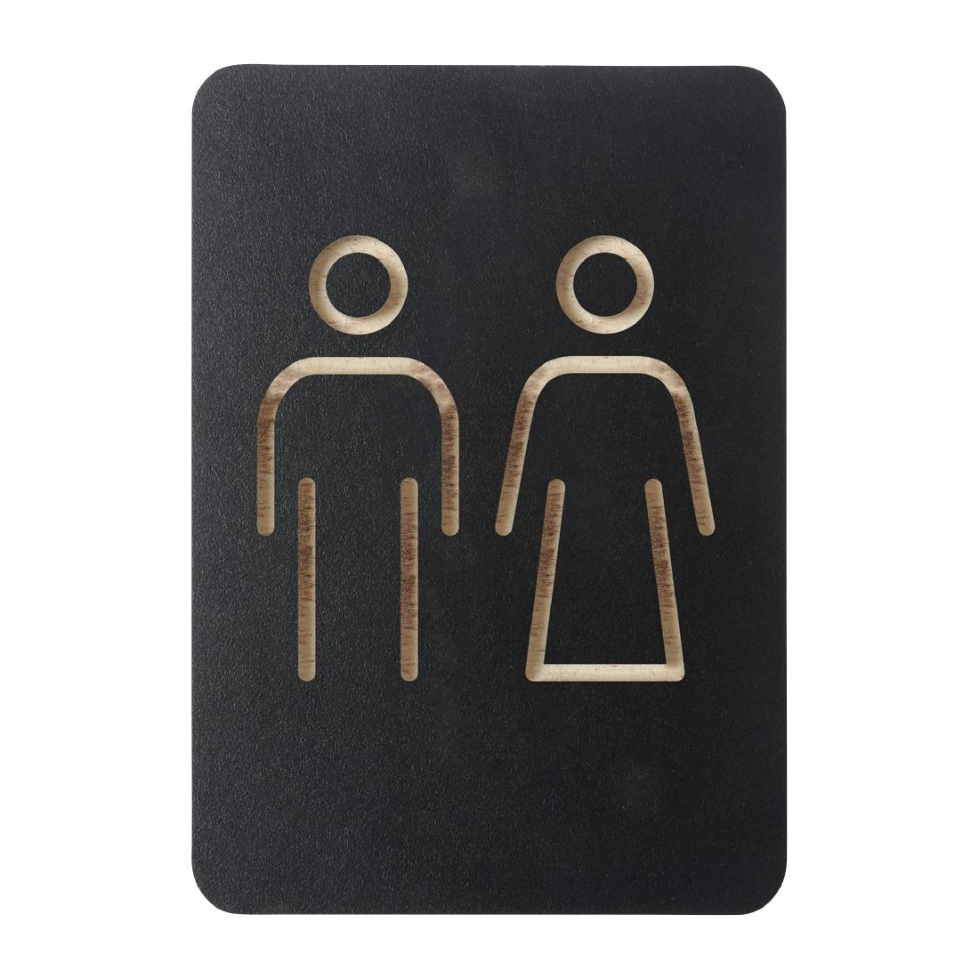 Een Europeel Pictogram Bord Mannen/Vrouwen Zwart koop je bij Supplierz BV