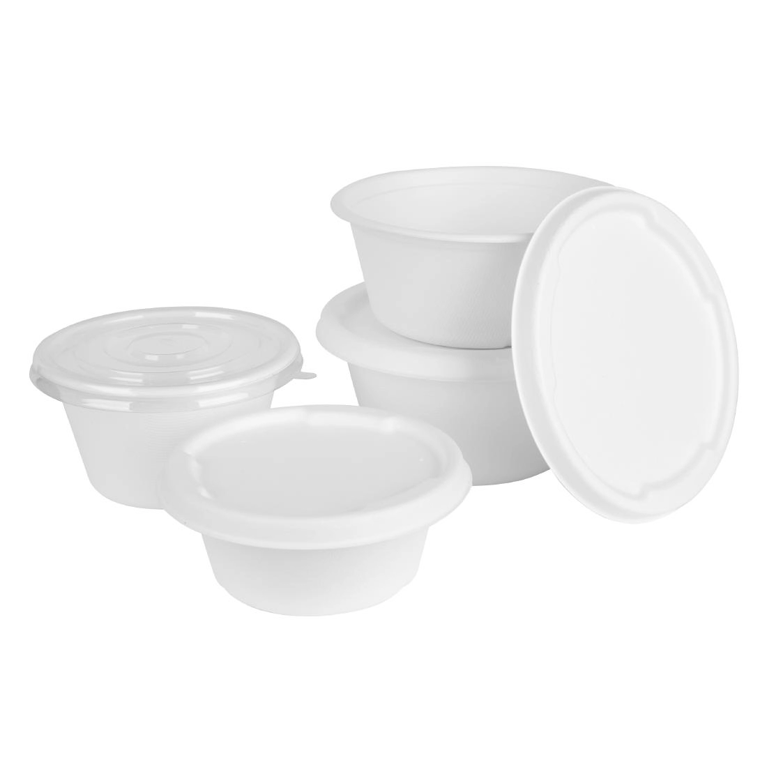 Een Fiesta Composteerbare Bagasse Kom Basis 400ml (Verpakking Van 50) koop je bij Supplierz BV