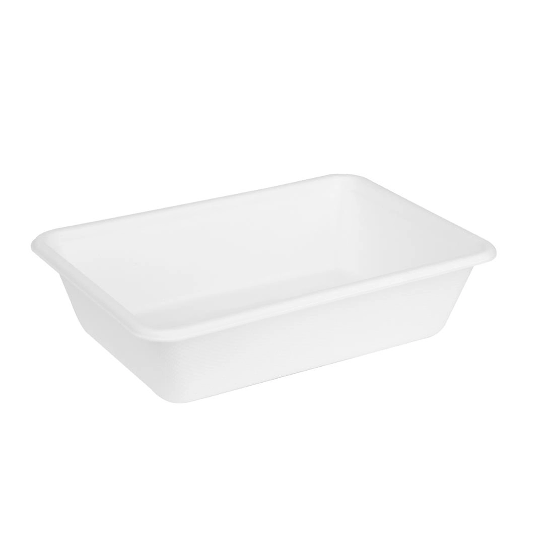 Vous pouvez acheter un Barquettes alimentaires en bagasse Fiesta Compostable 650ml (lot de 100) chez Supplierz BV