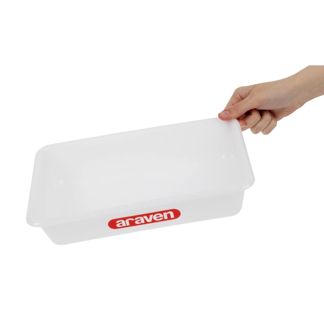 Vous pouvez acheter un Bac alimentaire peu profond Araven transparent 300mm chez Supplierz BV