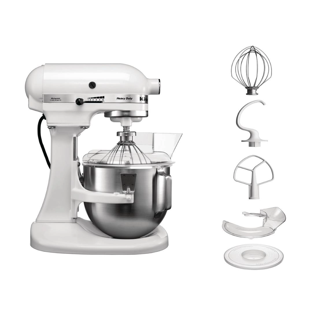 Een KitchenAid K5 planetaire mixer wit 4,8L 5KPM5EWH koop je bij Supplierz BV