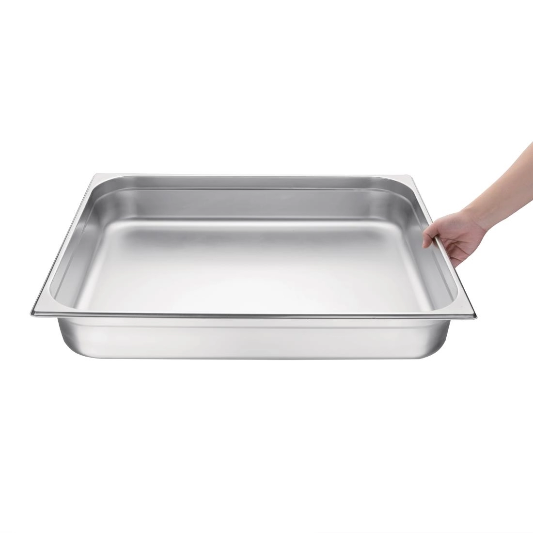 Vous pouvez acheter un Bac Gastronorme inox GN 2/1 100mm Vogue chez Supplierz BV