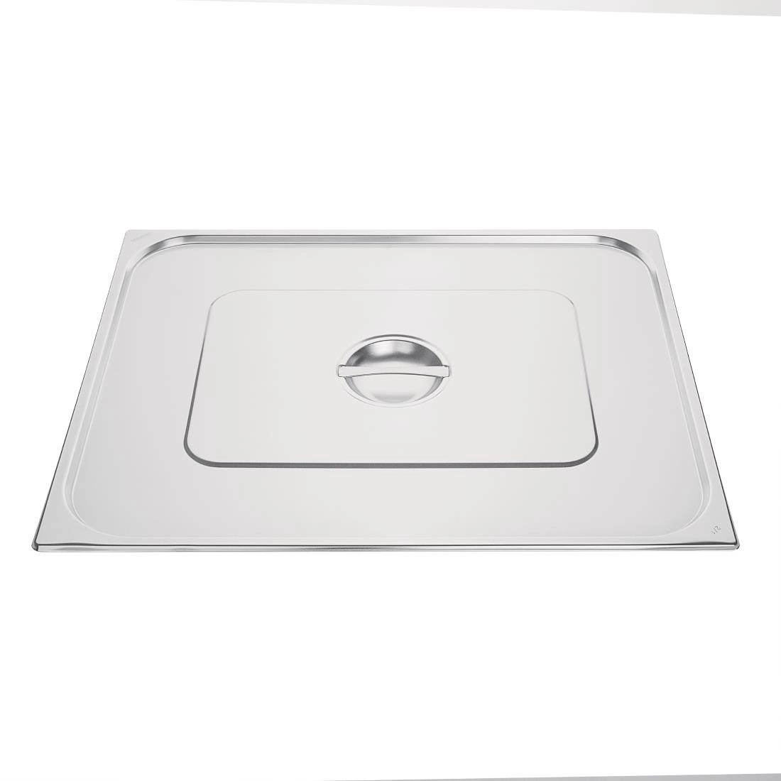 Vous pouvez acheter un Couvercle GN 2/1 inox double Vogue chez Supplierz BV