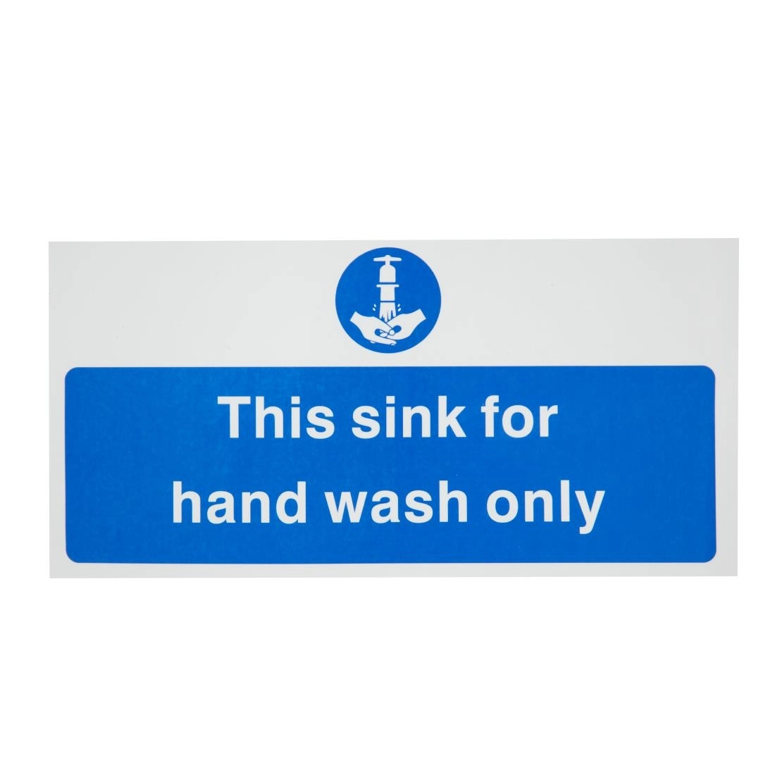 Een Vogue 'Hand wash only' vinyl sticker koop je bij Supplierz BV