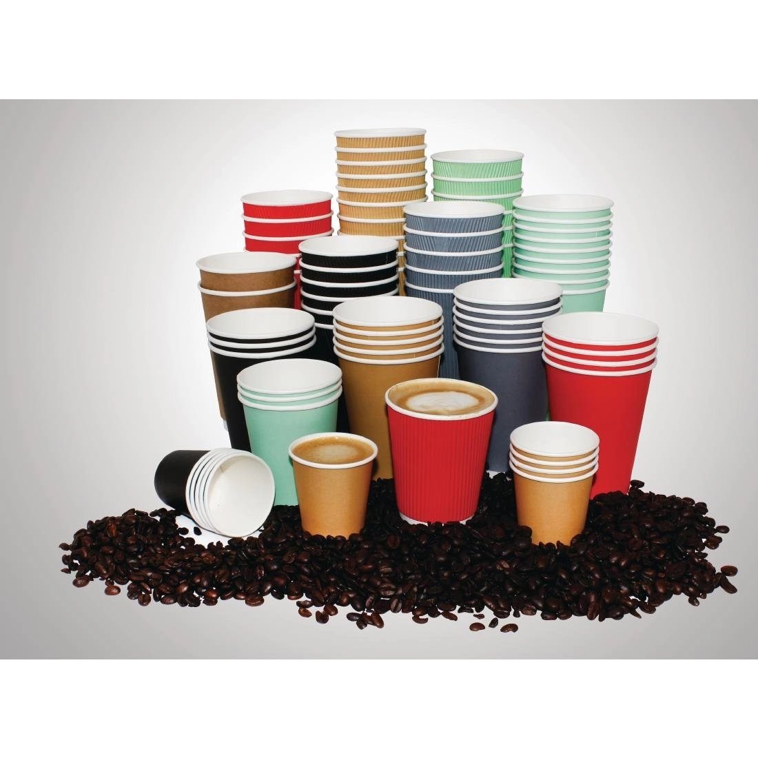 Een Fiesta Recyclable koffiebekers enkelwandig zwart 45cl (50 stuks) koop je bij Supplierz BV