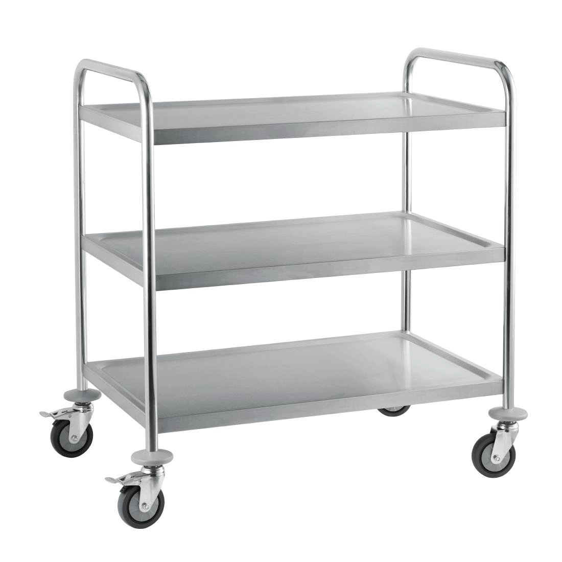 Vous pouvez acheter un Chariot de débarrassage inox 3 niveaux Craven chez Supplierz BV