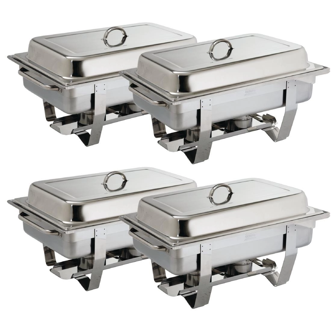 Een Olympia Milan chafing dish set GN 1/1 (4 stuks) koop je bij Supplierz BV