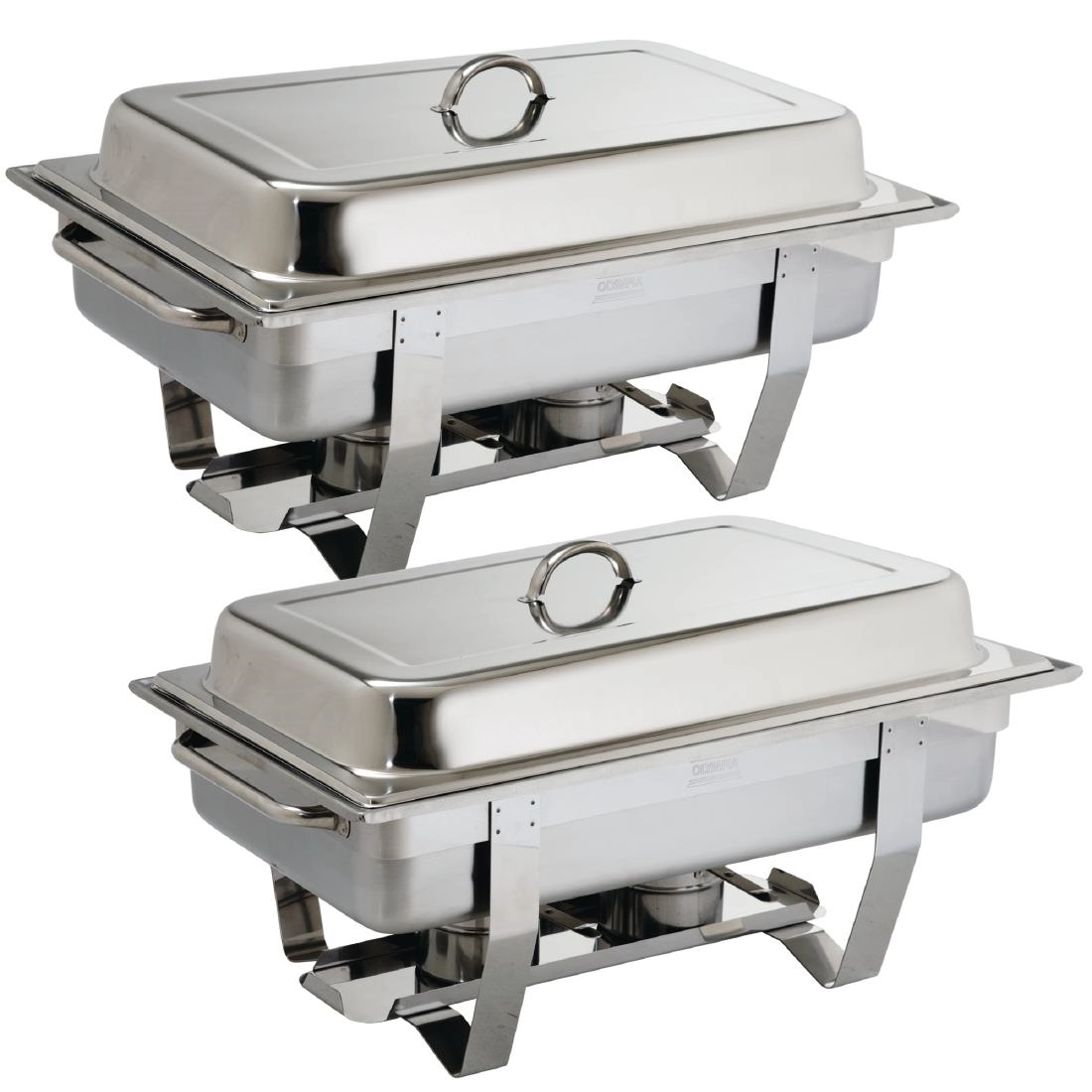 Een Olympia Milan chafing dish set GN 1/1 (2 stuks) koop je bij Supplierz BV