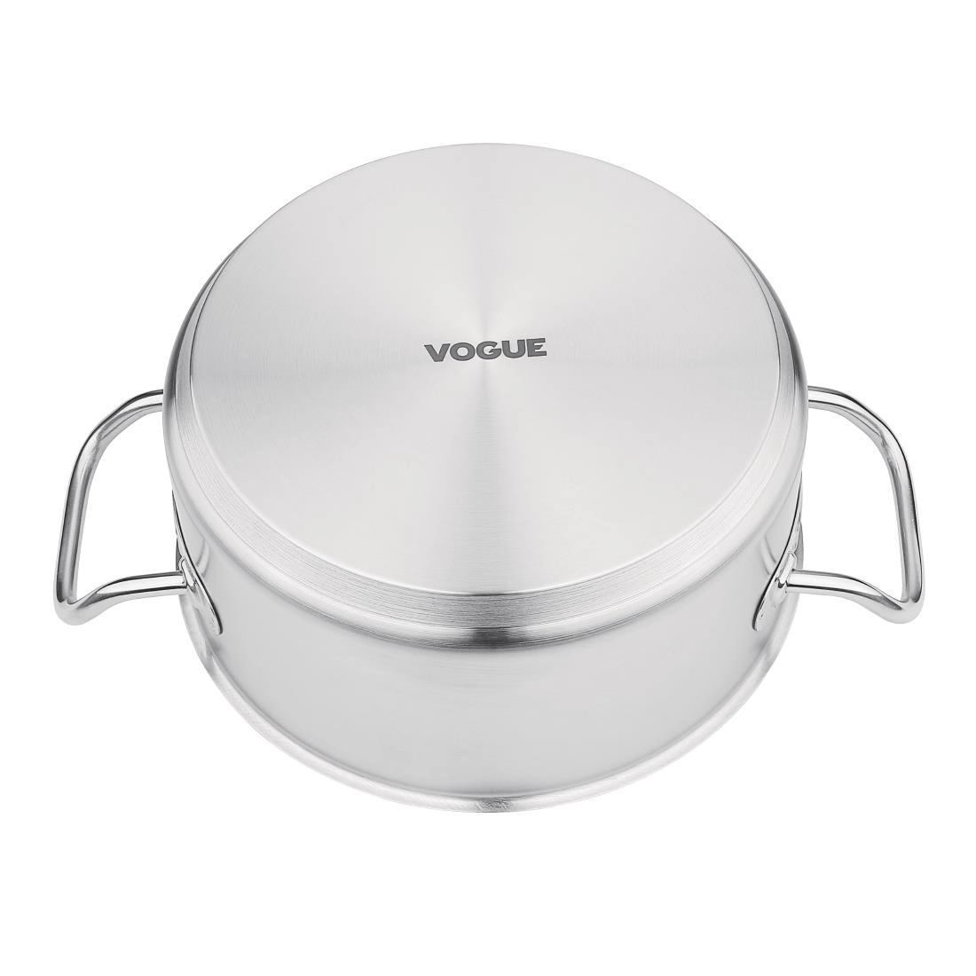 Een Vogue RVS inductie kookpan 24cm 4,5L koop je bij Supplierz BV