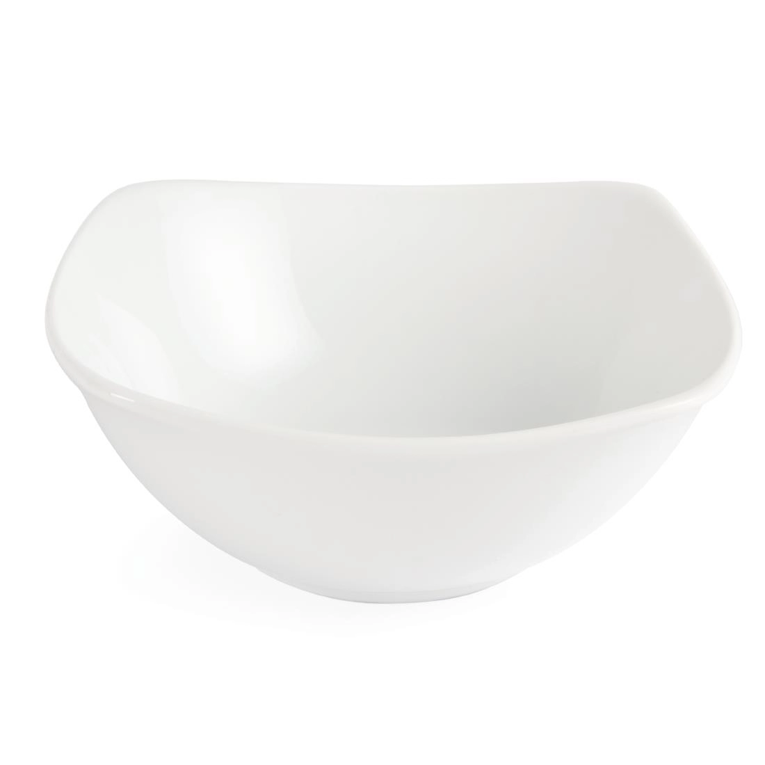 Een Olympia Whiteware afgeronde vierkante schalen 14cm (12 stuks) koop je bij Supplierz BV