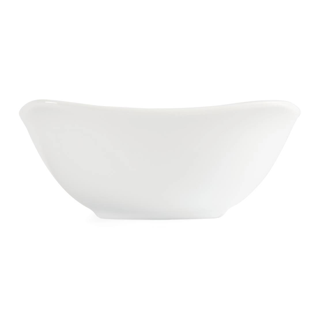 Een Olympia Whiteware afgeronde vierkante schalen 14cm (12 stuks) koop je bij Supplierz BV