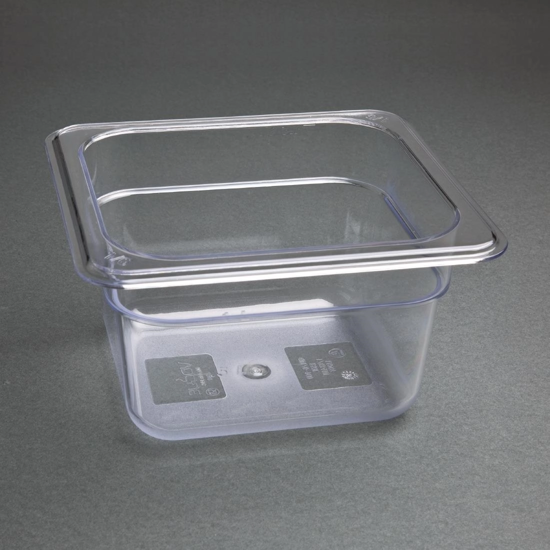 Buy your Vogue polycarbonaat 1/6 gastronorm container 100mm transparant at Supplierz BV