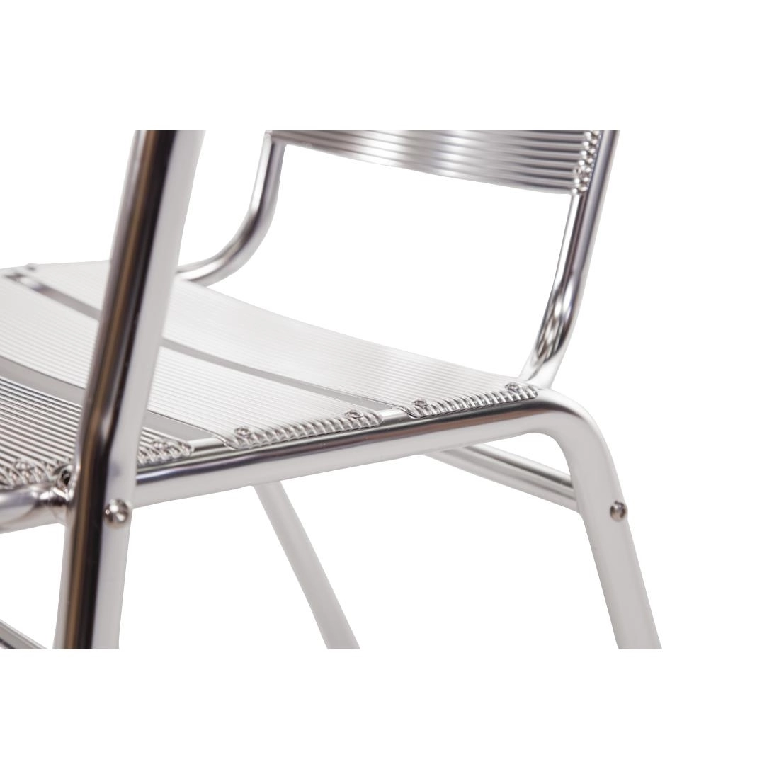 Een Bolero stapelbare aluminium stoelen (4 stuks) koop je bij Supplierz BV