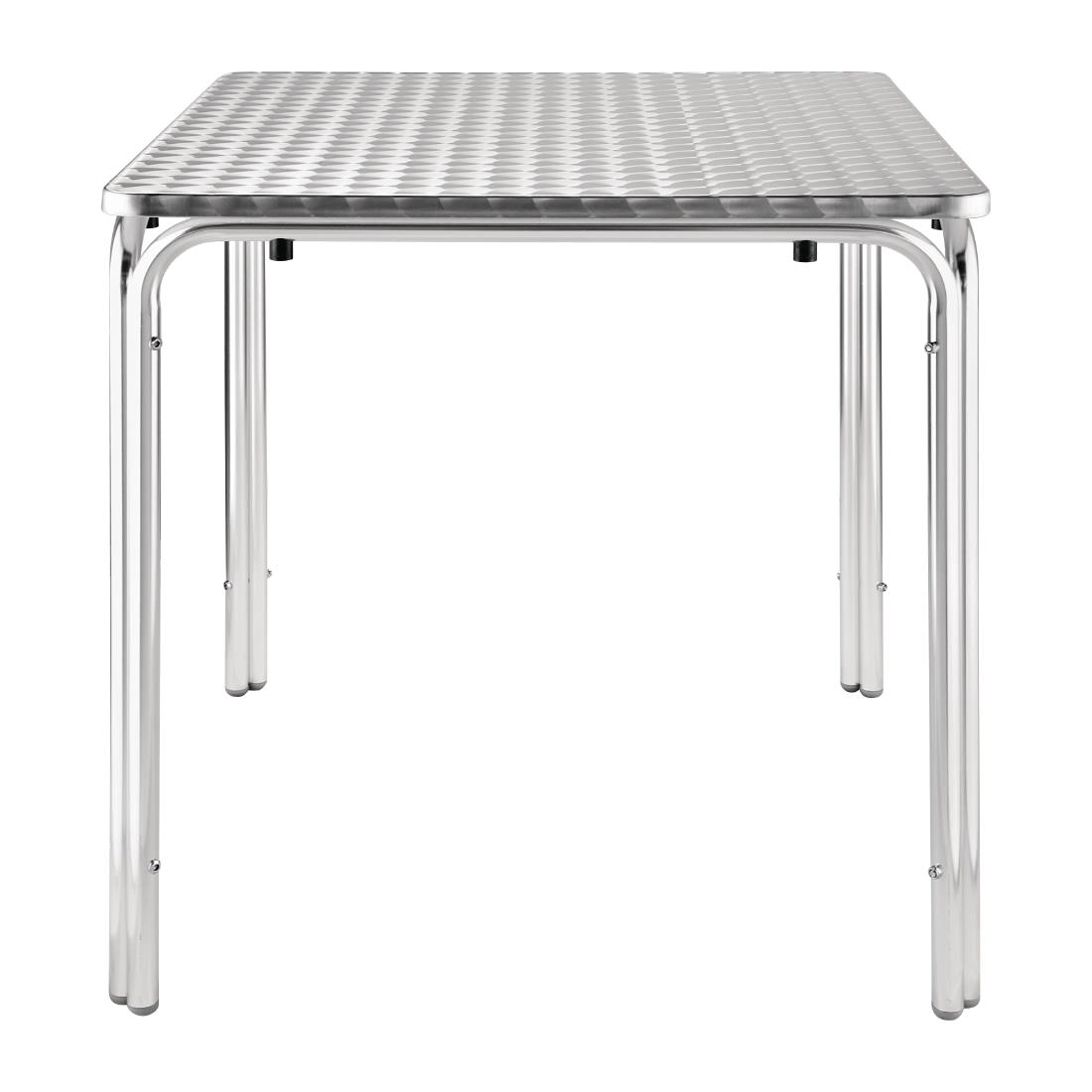 Een Bolero stapelbare vierkante RVS tafel 70cm koop je bij Supplierz BV